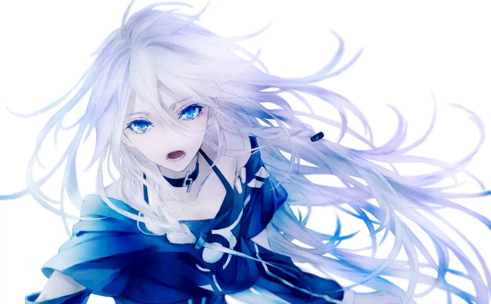 Anime Girls With White Hair