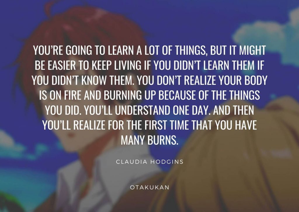 Claudia Hodgins Quotes