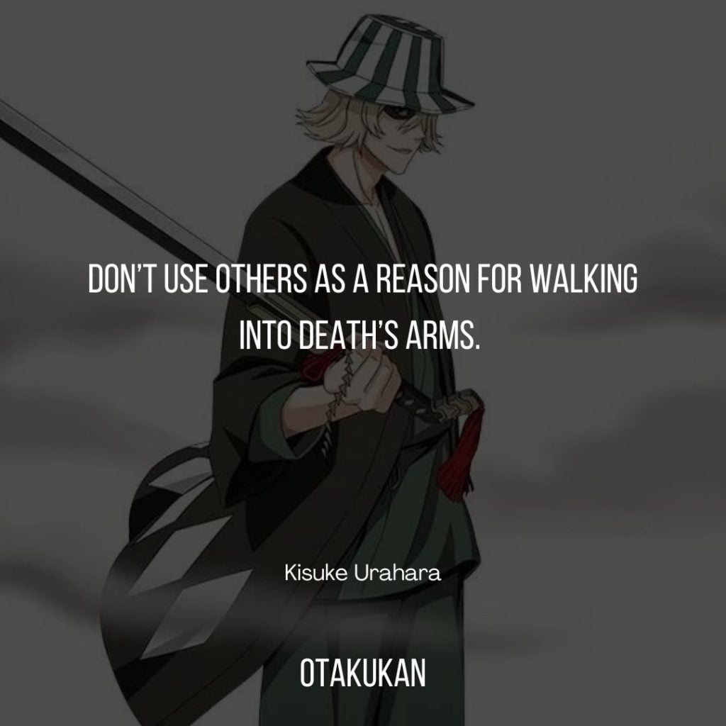 Don’t use others as a reason for walking into death’s arms