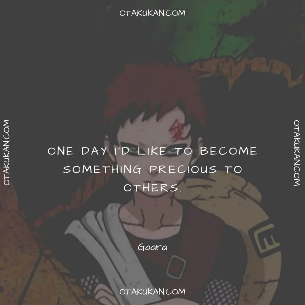 Gaara😍❤ #Gaara #Gara #gaara #gara #Naruto #naruto  Citazioni semplici,  Citazioni giapponesi, Citazioni brevi