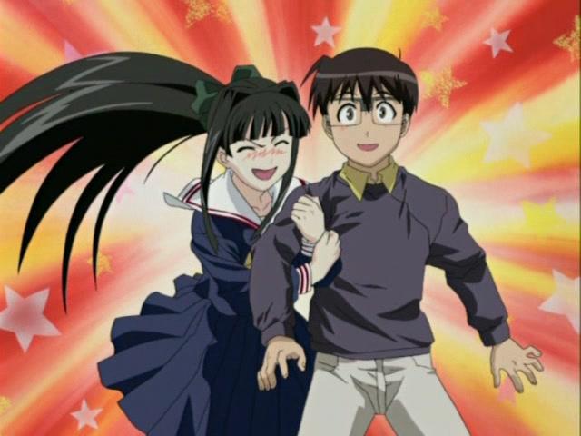 Love Hina Motoko's Choice Between Love or Swords Don't cry!