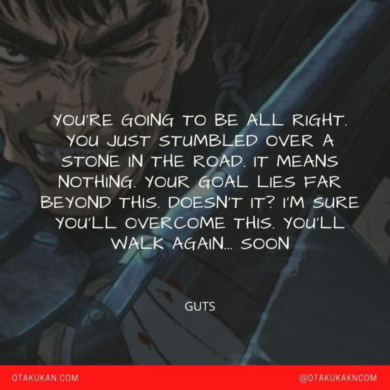 The Best Guts Quotes From Berserk | OtaKuKan