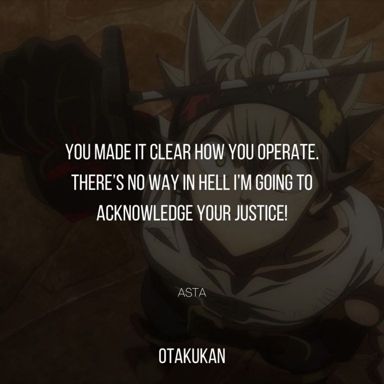 Asta Quotes That Will Help You Through Tough Times | OtaKuKan