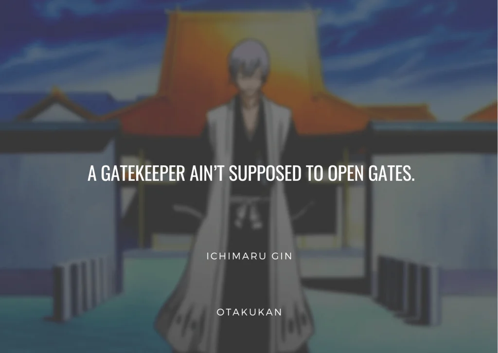 A gatekeeper ain’t supposed to open gates