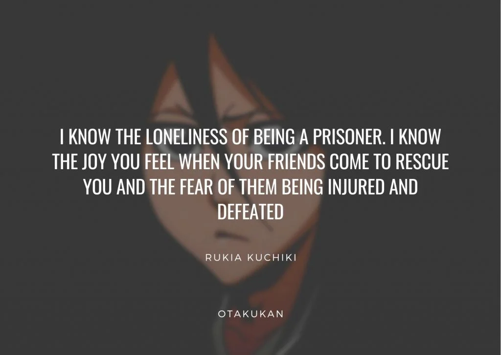 I know the loneliness of being a prisoner. I know the joy you feel when your friends come to rescue you and the fear of them being injured and defeated