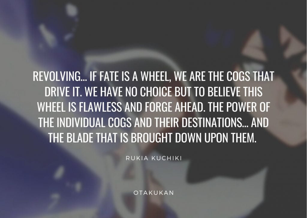 Revolving… If fate is a wheel, we are the cogs that drive it. We have no choice but to believe this wheel is flawless and forge ahead.