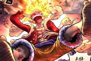 One Piece New artwork shows Luffy in his Gear 5 form