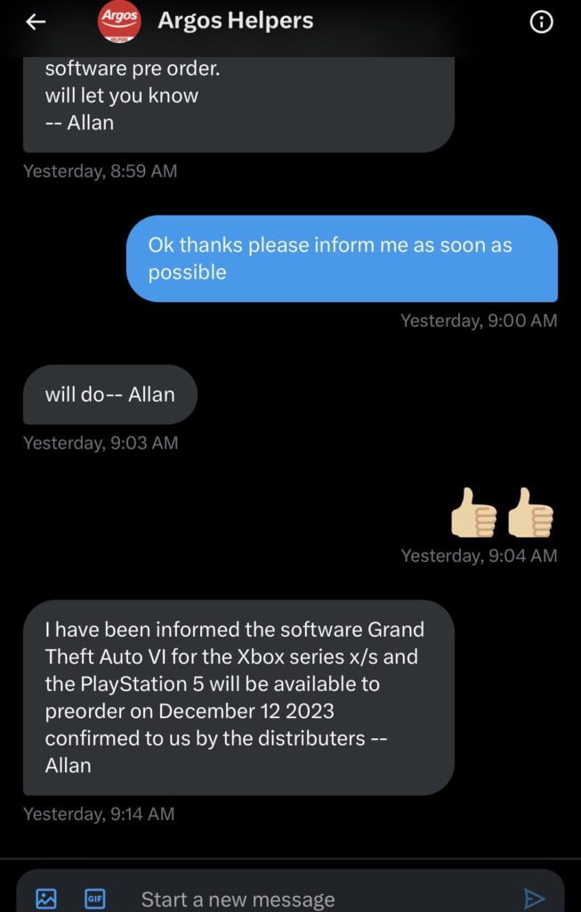 GTA 6 pre-order details leaking from Argos, a British retailer