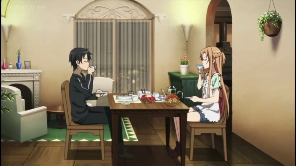 Kirito and Asuna's Relationship Begins with Cooking Rare Meat (Sword Art Online)