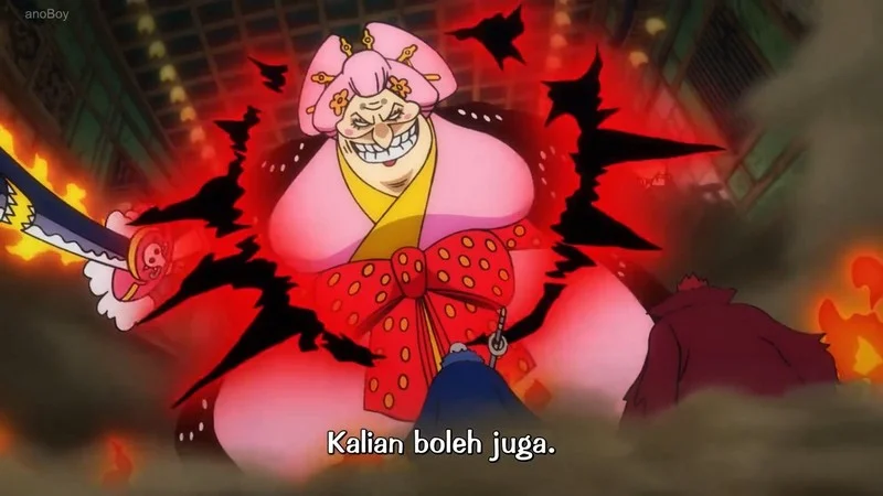 Big Mom Uses Haoshoku Haki To Destroy Page One