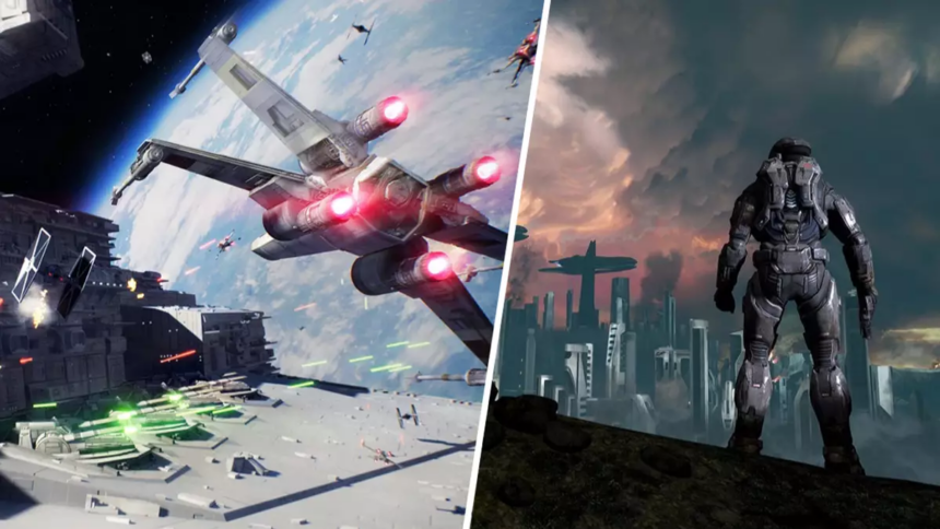 Modders Create Ambitious Star Wars Battlefront Experience in Halo: Reach