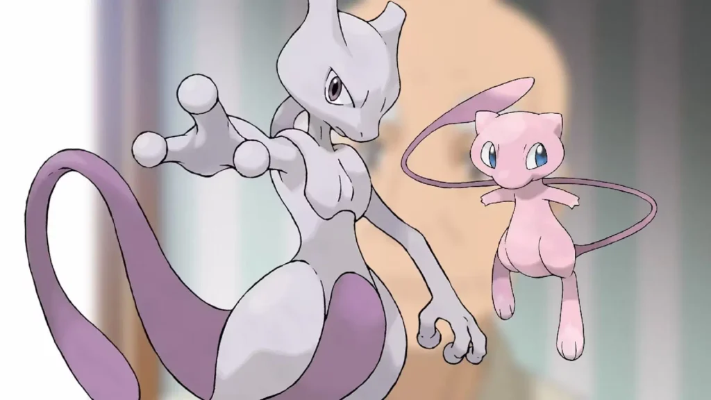 Mew and Mewtwo